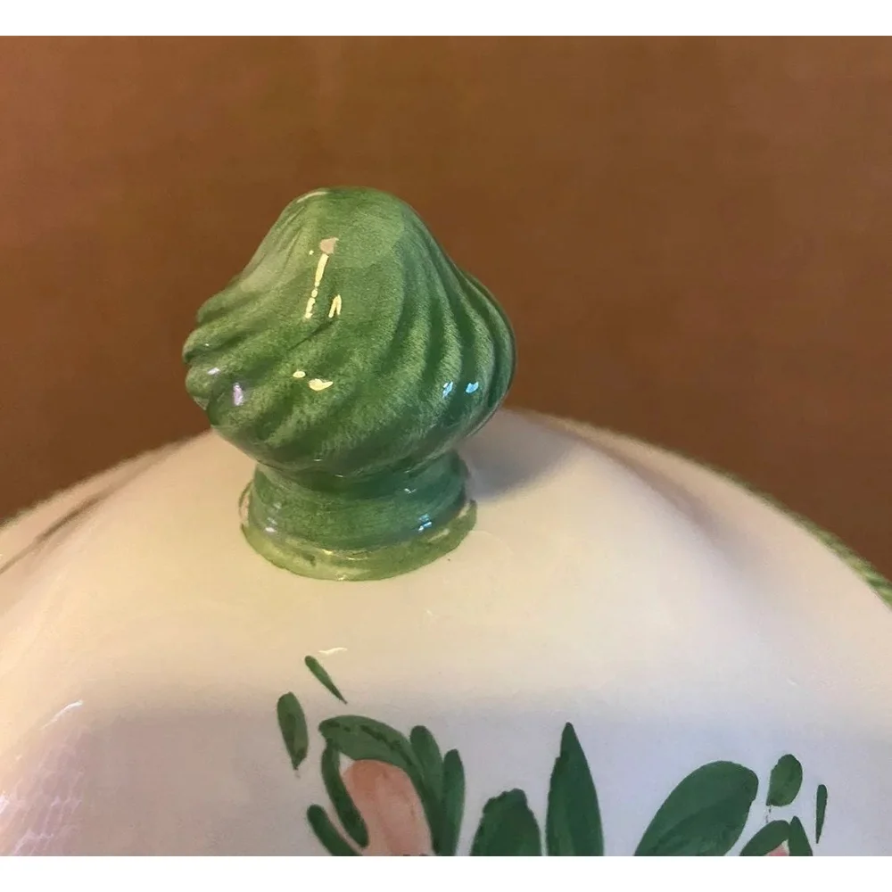 Nora Fenton Handpainted Canister Made in Italy. Numbered 105/99G